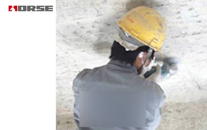 Slab crack repair by HM-120L crack injection adhesive