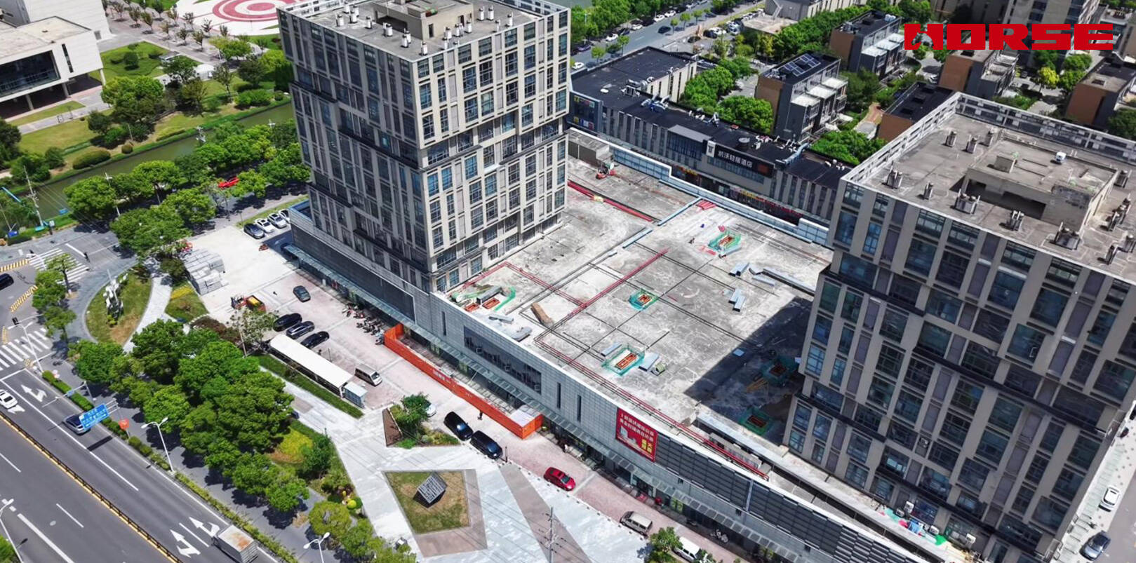 Structural Retrofit with Carbon Fiber after Floor Slab Demolition