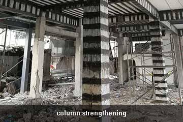 carbon wrap column repair