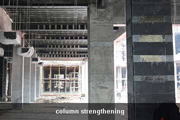 wrap column with cfrp sheet