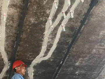 crack injection repair bridge