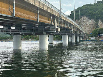 FRP Pile Jakcets For Underwater Concrete Marine Pile Repair And Reinforcement